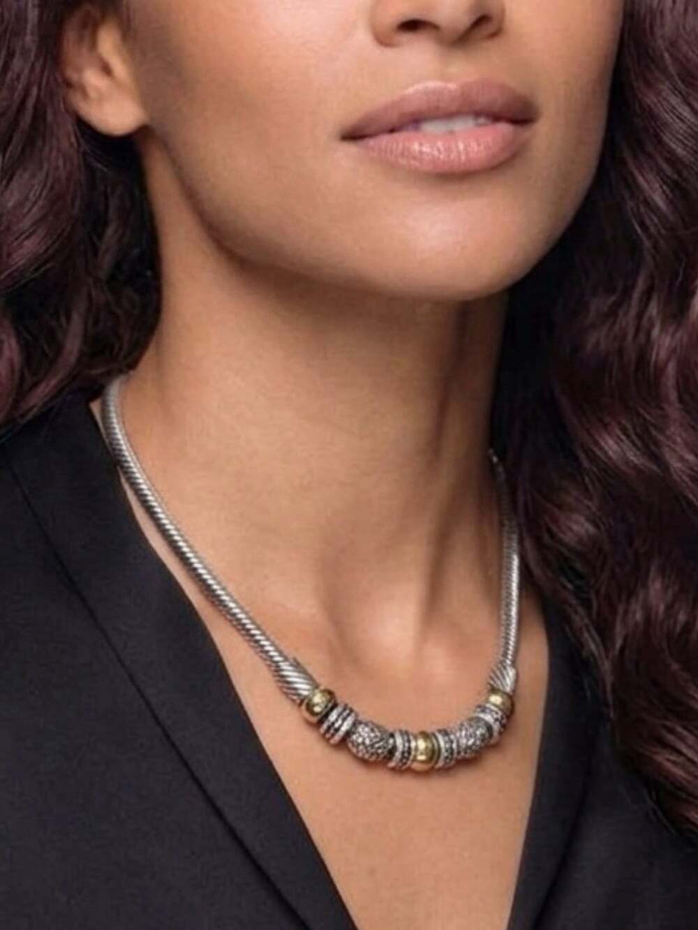 Brighton Travis Two-Tone Beaded Necklace
